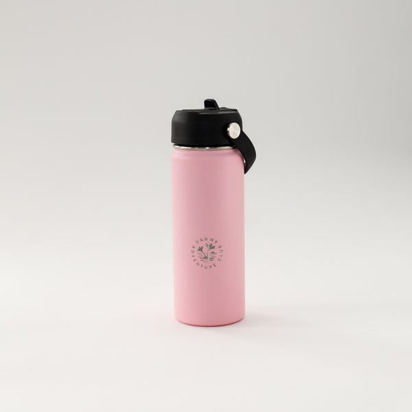 530ml Blush Pink Dawny Adventure Club Drink Bottle with sipper lid with swing handle