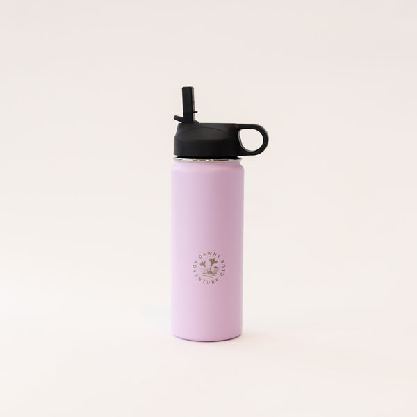 530ml Lilac Purple Dawny Adventure Club Drink Bottle with original sipper lid 